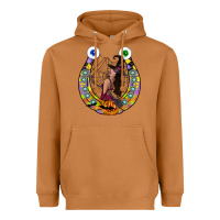 Meerkat Halloween Horseshoe Heavyweight Hoodie - CowhideDigitalArt
