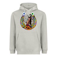 Moon Dust Halloween Horseshoe Heavyweight Hoodie - CowhideDigitalArt