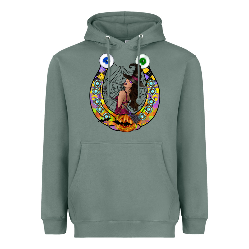 Halloween Horseshoe Heavyweight Hoodie by CowhideDigitalArt | Teevron