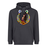 Smoke Halloween Horseshoe Heavyweight Hoodie - CowhideDigitalArt