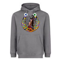 Storm Halloween Horseshoe Heavyweight Hoodie - CowhideDigitalArt