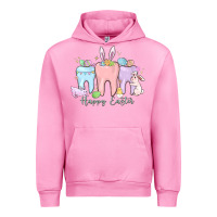 Fuchsia Pink happy easter teeth Urban Hoodie - MaliasSmallBusiness