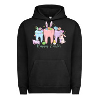 Pigment Black happy easter teeth Urban Hoodie - MaliasSmallBusiness