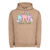 Pigment Burro happy easter teeth Urban Hoodie - MaliasSmallBusiness