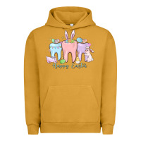 Pigment Peanut Butter happy easter teeth Urban Hoodie - MaliasSmallBusiness