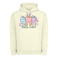 Pigment Pistachio happy easter teeth Urban Hoodie - MaliasSmallBusiness