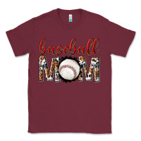 Burgundy baseball mom Classic Tee - texasbilliewilder