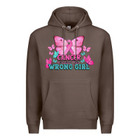 Coffee cancer picked the wrong girl Premium Hoodie - NancyCooperArtShop