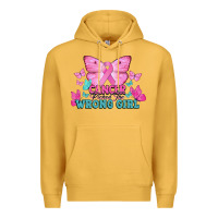 Mustard cancer picked the wrong girl Premium Hoodie - NancyCooperArtShop