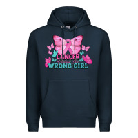 Navy cancer picked the wrong girl Premium Hoodie - NancyCooperArtShop