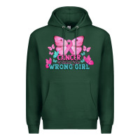Sports Green cancer picked the wrong girl Premium Hoodie - NancyCooperArtShop