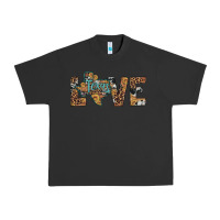 Pigment Black love texas map sunflower leopard cowhide Urban Heavy Tee - Artiststas