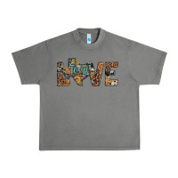 Tornado love texas map sunflower leopard cowhide Urban Heavy Tee - Artiststas