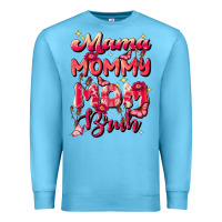 Ocean Blue mom bruh Premium Sweatshirt - JahusDesignShop