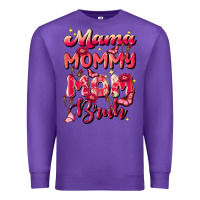 Purple mom bruh Premium Sweatshirt - JahusDesignShop