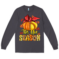 Smoke tis the season fall softball Long Sleeve Tee - MaliasSmallBusiness