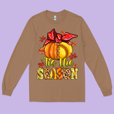 Long Sleeve Tee tis the season fall softball