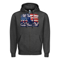 Charcoal Heather all gave some some gave all tbw Zipper Hoodie - texasbilliewilder