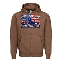 All Gave Some Some Gave All Tbw Zipper Hoodie | Teevron