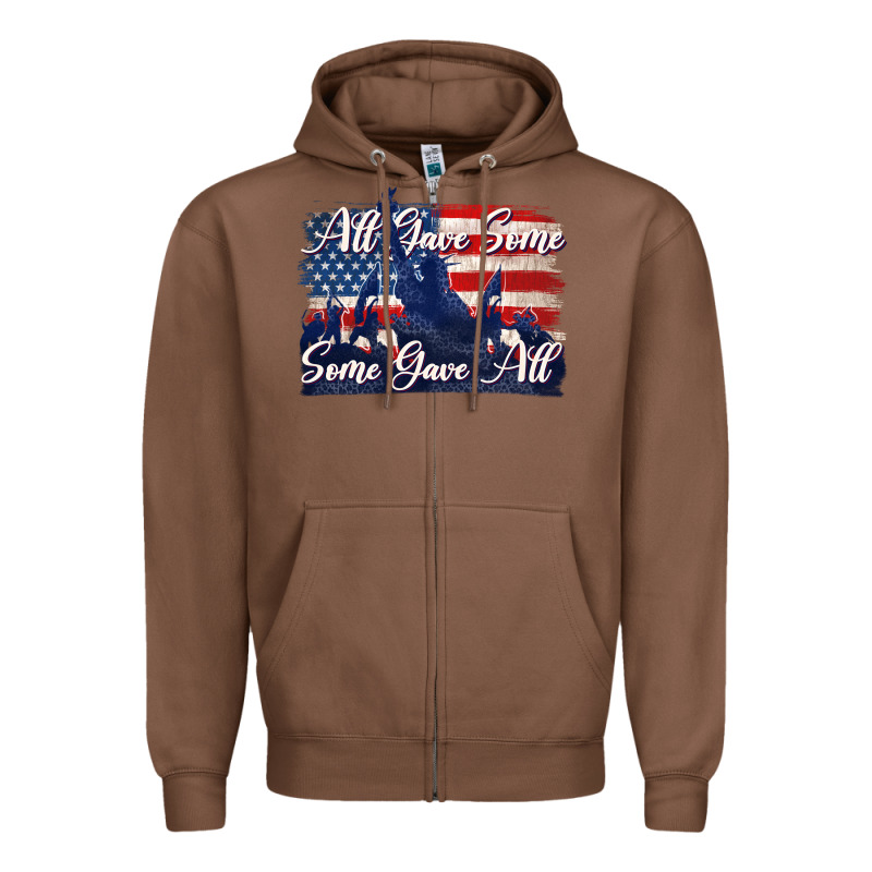 All Gave Some Some Gave All Tbw Zipper Hoodie by texasbilliewilder | Teevron