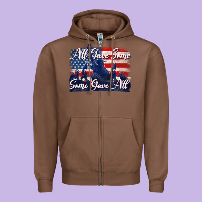 Zipper Hoodie all gave some some gave all tbw