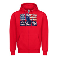 Red all gave some some gave all tbw Zipper Hoodie - texasbilliewilder