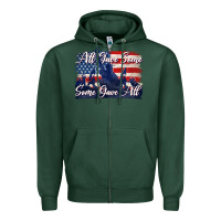 Sports Green all gave some some gave all tbw Zipper Hoodie - texasbilliewilder
