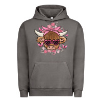 Pigment Tornado cow with flowers and butterflies Urban Hoodie - MaliasSmallBusiness
