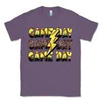 Lavender game day game day softball lightning bolt Classic Tee - Zillion Design Studio