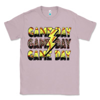 Lilac game day game day softball lightning bolt Classic Tee - Zillion Design Studio