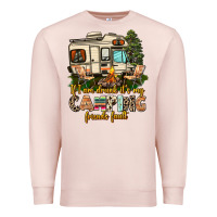 Pale Pink if i am drunk its my camping friends fault Premium Sweatshirt - AdoDesignShop