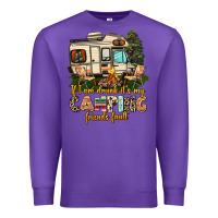 Purple if i am drunk its my camping friends fault Premium Sweatshirt - AdoDesignShop