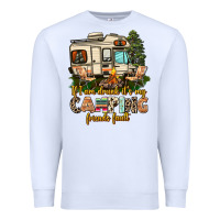 White if i am drunk its my camping friends fault Premium Sweatshirt - AdoDesignShop