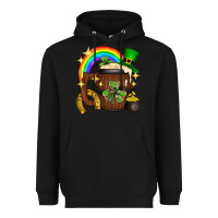 Black st. patricks day barrel beer Heavyweight Hoodie - Neo Western