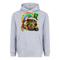Heather Grey st. patricks day barrel beer Heavyweight Hoodie - Neo Western