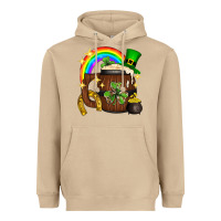 Mushroom st. patricks day barrel beer Heavyweight Hoodie - Neo Western