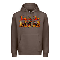 Coffee American Firefighter Mom Premium Hoodie - LillyAllenDesigns