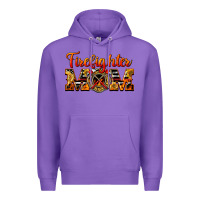Purple American Firefighter Mom Premium Hoodie - LillyAllenDesigns