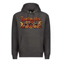 Smoke American Firefighter Mom Premium Hoodie - LillyAllenDesigns