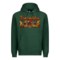 Sports Green American Firefighter Mom Premium Hoodie - LillyAllenDesigns
