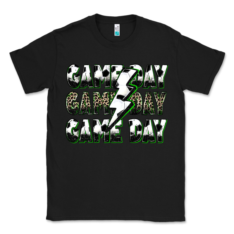 Game Day Game Day Soccer Lightning Bolt Classic Tee by Zillion Design Studio | Teevron