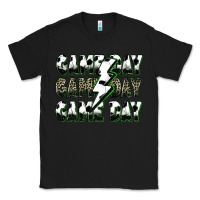 Black game day game day soccer lightning bolt Classic Tee - Zillion Design Studio