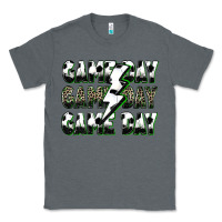 Charcoal Heather game day game day soccer lightning bolt Classic Tee - Zillion Design Studio