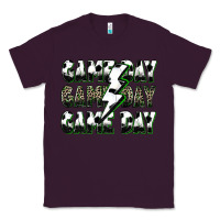 Plum game day game day soccer lightning bolt Classic Tee - Zillion Design Studio