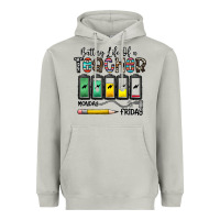 Moon Dust battery life of a teacher monday friday Heavyweight Hoodie - CowhideDigitalArt