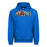 Cobalt mama cow Urban Hoodie - MaliasSmallBusiness