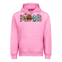 Fuchsia Pink mama cow Urban Hoodie - MaliasSmallBusiness
