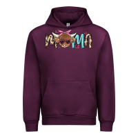 Mauve Wine mama cow Urban Hoodie - MaliasSmallBusiness