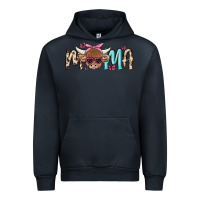 Navy mama cow Urban Hoodie - MaliasSmallBusiness