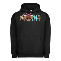 Pigment Black mama cow Urban Hoodie - MaliasSmallBusiness